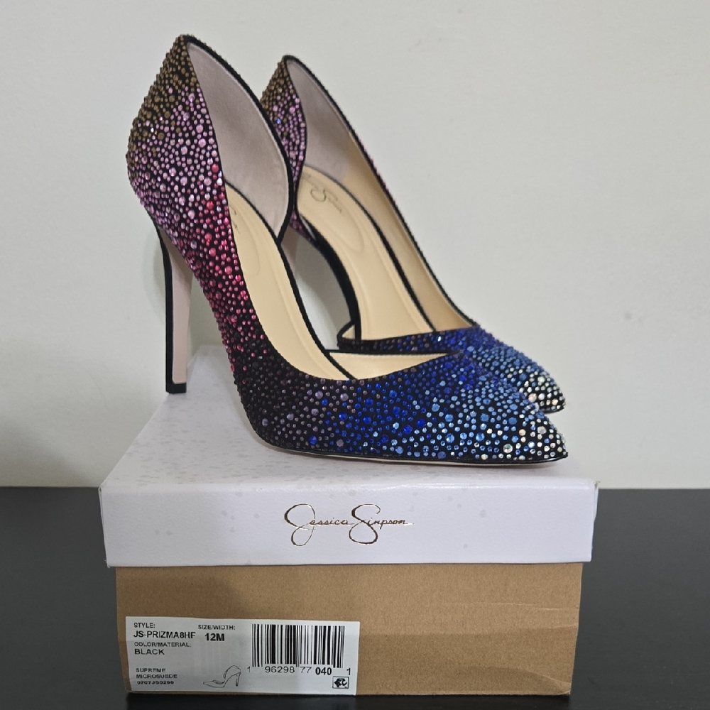 Jessica Simpson Multicolor  Pointed Toe Pumps.  Discounted Shipping